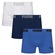 Kit 3 Cuecas Puma Boxer Sem Custura Masculina BRANCO