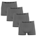 Cueca Boxer Reebok Classic - 4 Unidades - Masculina CINZA