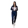 Agasalho Jaqueta Calça Esportivo Elanca Kappa Feminino AZUL