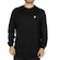 Camiseta Quiksilver ML Transfer Square WT25 PRETO