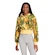 Blusão de Moletom Feminino adidas com Capuz Farm Rio AMARELO