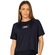 Cropped Feminino Run More Raglan Brand In Motion PRETO