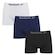 Cueca Boxer Reebok Classic - 3 Unidades - Masculina BRANCO