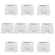 Cueca Boxer Reebok Classic - 10 Unidades - Masculina BRANCO