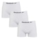 Cueca Boxer Reebok Classic - 3 Unidades - Masculina BRANCO/BRANCO