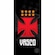 Toalha de Banho Vasco Buettner Veludo 70X140 PRETO/VERMELHO