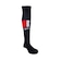 Meião Infantil São Paulo New Balance Home 2024 Cano Longo PRETO/VERMELHO