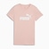 Camiseta Puma Essentials NO. 1 Logo Tee Feminina ROSA