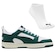 Kit Tênis Masculino Puma Rebound V6 Low Original + Meia BRANCO/VERDE