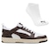 Kit Tênis Masculino Puma Rebound V6 Low Original + Meia BRANCO/MARROM