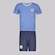 Kit de Camisa + Bermuda do Manchester City Infantil AZUL