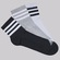 Kit Meia Cano Médio adidas Essentials 3S SPW 3 Pares Unissex PRETO/BRANCO/CINZA