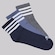 Kit 3 Pares de Meia Cano Médio adidas Essentials 3S SPW AZUL