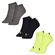 Meia Cano Curto Puma Logo - 3 Pares - Masculina CINZA ESCURO