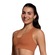 Top Nadador Selene Sem Costura Feminino MARROM ESCURO