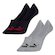 Meia Sapatilha Puma Invisível - 2 Pares - Masculina PRETO