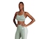 Top adidas Aeroreact Suporte Leve Feminino VERDE