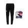 Kit Goleiro Calça Penalty Delta + Luva - Infantil PRETO