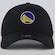 Boné Adulto New Era NBA Golden State Warriors Basic 940 Aba Curva PRETO