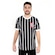 Camiseta Masculina Coimbra Corinthians Retrô Listrado PRETO