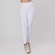 Calça Legging Fitness Textura Canelado Poliamida Feminina BRANCO