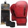 Luva de Boxe/Muay Thai First FX2 + Bandagem Extra VERMELHO/PRETO