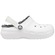 Sandália Infantil Crocs Classic Lined Clog T BRANCO/CINZA