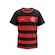 Camisa do Flamengo Principia Rubro Negro Braziline Infantil VERMELHO/PRETO