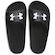 Chinelo Under Armour Core 2 Slide Masculino PRETO/BRANCO