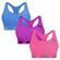 Top Puma Nadador sem Costura - 3 Unidades - Feminino ROSA
