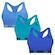 Top Puma Nadador sem Costura - 3 Unidades - Feminino AZUL