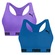 Top Puma Nadador sem Costura - 2 Unidades - Feminino ROXO