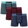 Cueca Boxer Puma sem Costura - 3 Unidades - Masculina VERMELHO