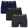 Cueca Boxer Polo Wear Basic - 3 Unidades - Infantil AZUL ESCURO