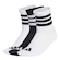 Meia Cano Médio adidas Crew - 3 Pares - Infantil BRANCO