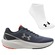 Kit Tênis Masculino Under Armour Charged Wing 2 + Meia AZUL ESC/PRETO