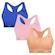 Top Puma Nadador sem Costura - 3 Unidades - Feminino ROSA/VERDE