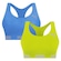 Top Puma Nadador sem Costura - 2 Unidades - Feminino AZUL/VERDE