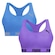 Top Puma Nadador sem Costura - 2 Unidades - Feminino AZUL/ROXO