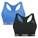Top Puma Nadador sem Costura - 2 Unidades - Feminino AZUL/PRETO