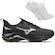 Tênis Masculino Mizuno Wave Zest 2 + Par de Meia PRETO