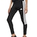 Calça Legging adidas 3 Stripes Infantil PRETO