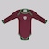 Body do Fluminense Manga Longa Torcida Baby Infantil VERMELHO