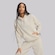 Blusão de Moletom Feminino Puma ESS Script Com Capuz BRANCO