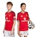 Camisa Manchester United I 25/26 Infantil Adidas VERMELHO/ROXO