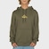 Blusão de Moletom Quiksilver Gold Comp Logo Masculino VERDE