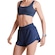 Top Lupo Seamless Basic Canelado Feminino AZUL
