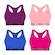 Top Puma Nadador sem Costura - 4 Unidades - Feminino ROSA/ROXO