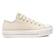 Tênis Feminino Converse All Star Chuck Taylor All Star Lift Cano Baixo BEGE/BRANCO