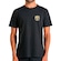 Camiseta Masculina Hurley Silk Escudo PRETO